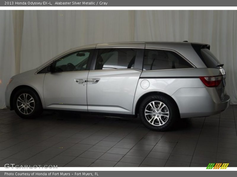 Alabaster Silver Metallic / Gray 2013 Honda Odyssey EX-L
