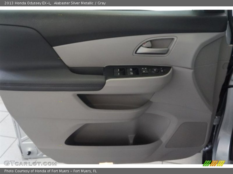 Alabaster Silver Metallic / Gray 2013 Honda Odyssey EX-L
