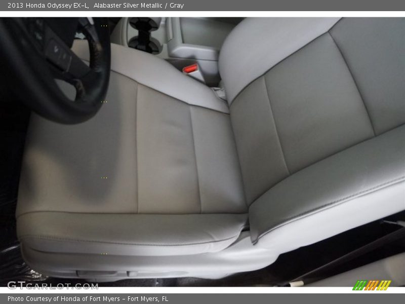 Alabaster Silver Metallic / Gray 2013 Honda Odyssey EX-L