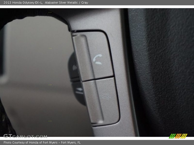 Alabaster Silver Metallic / Gray 2013 Honda Odyssey EX-L