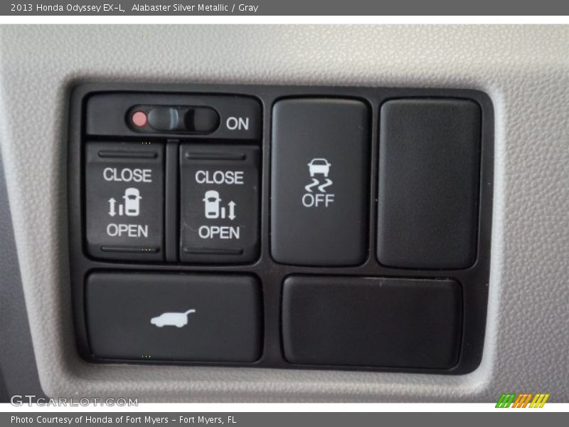 Alabaster Silver Metallic / Gray 2013 Honda Odyssey EX-L