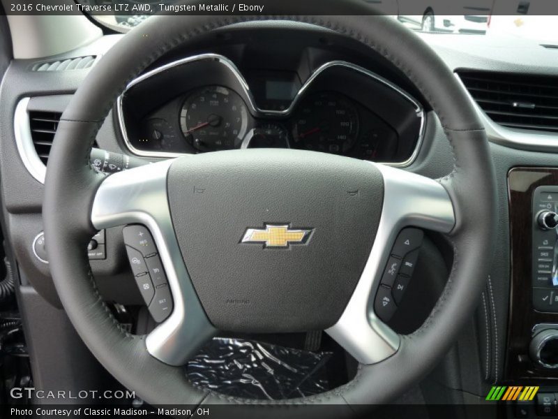 Tungsten Metallic / Ebony 2016 Chevrolet Traverse LTZ AWD