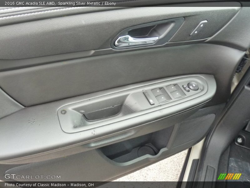 Sparkling Silver Metallic / Ebony 2016 GMC Acadia SLE AWD