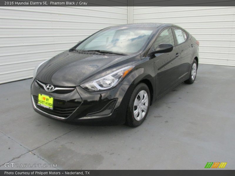 Phantom Black / Gray 2016 Hyundai Elantra SE