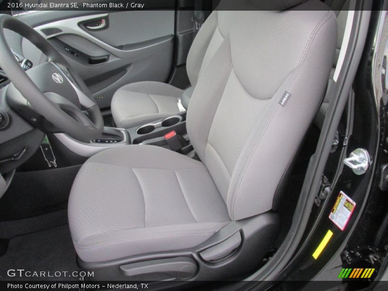 Phantom Black / Gray 2016 Hyundai Elantra SE