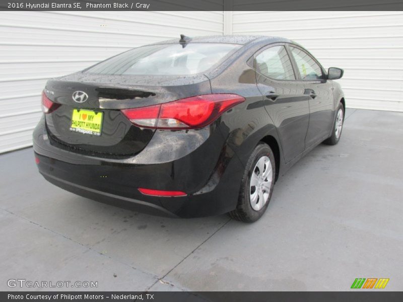 Phantom Black / Gray 2016 Hyundai Elantra SE