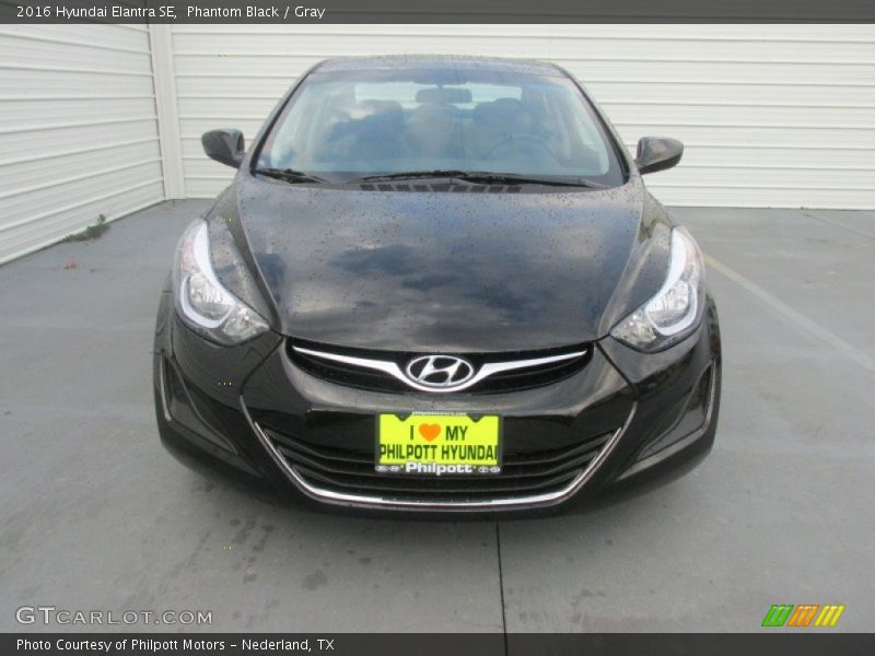 Phantom Black / Gray 2016 Hyundai Elantra SE