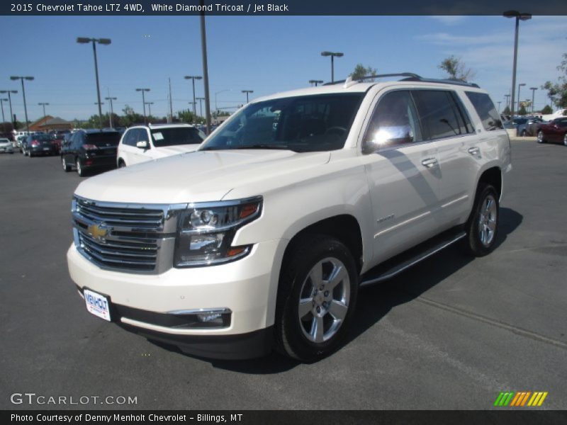 White Diamond Tricoat / Jet Black 2015 Chevrolet Tahoe LTZ 4WD
