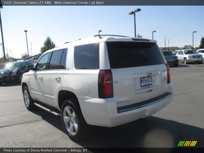 White Diamond Tricoat / Jet Black 2015 Chevrolet Tahoe LTZ 4WD