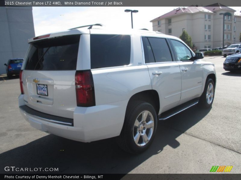 White Diamond Tricoat / Jet Black 2015 Chevrolet Tahoe LTZ 4WD