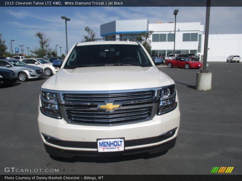 White Diamond Tricoat / Jet Black 2015 Chevrolet Tahoe LTZ 4WD