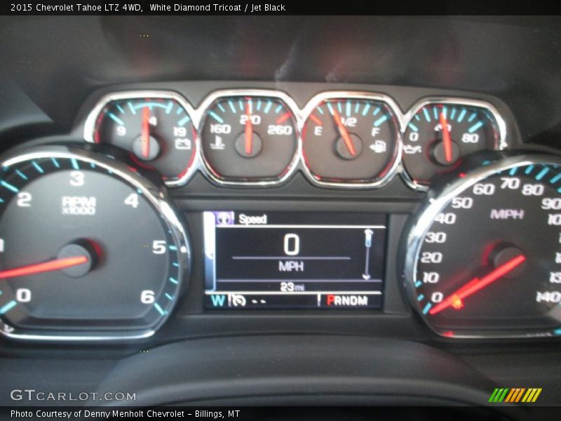 White Diamond Tricoat / Jet Black 2015 Chevrolet Tahoe LTZ 4WD