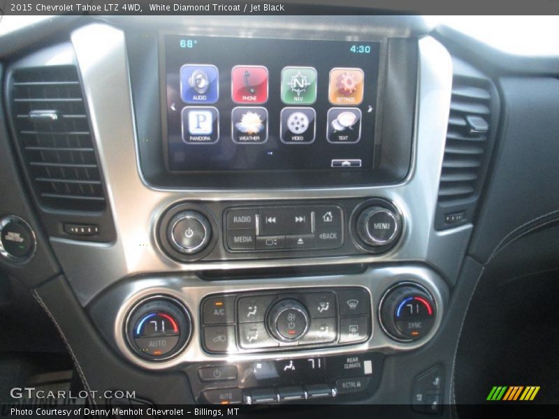White Diamond Tricoat / Jet Black 2015 Chevrolet Tahoe LTZ 4WD