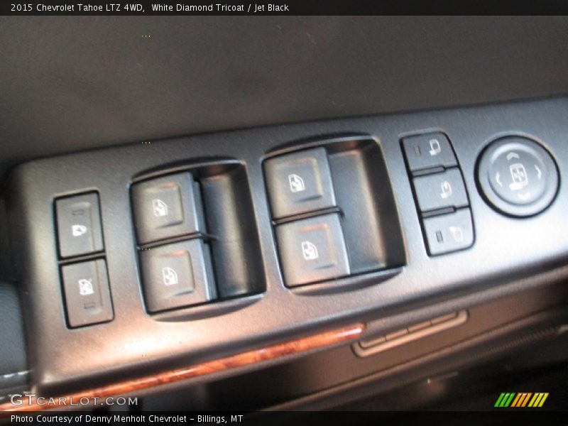 White Diamond Tricoat / Jet Black 2015 Chevrolet Tahoe LTZ 4WD