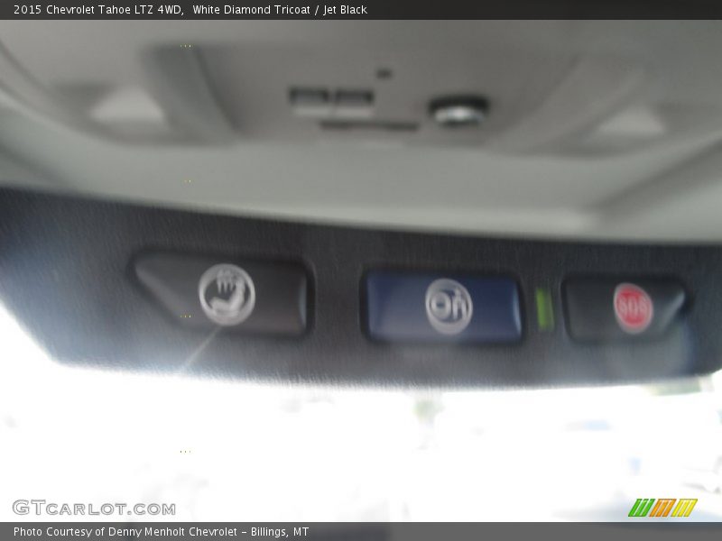 White Diamond Tricoat / Jet Black 2015 Chevrolet Tahoe LTZ 4WD