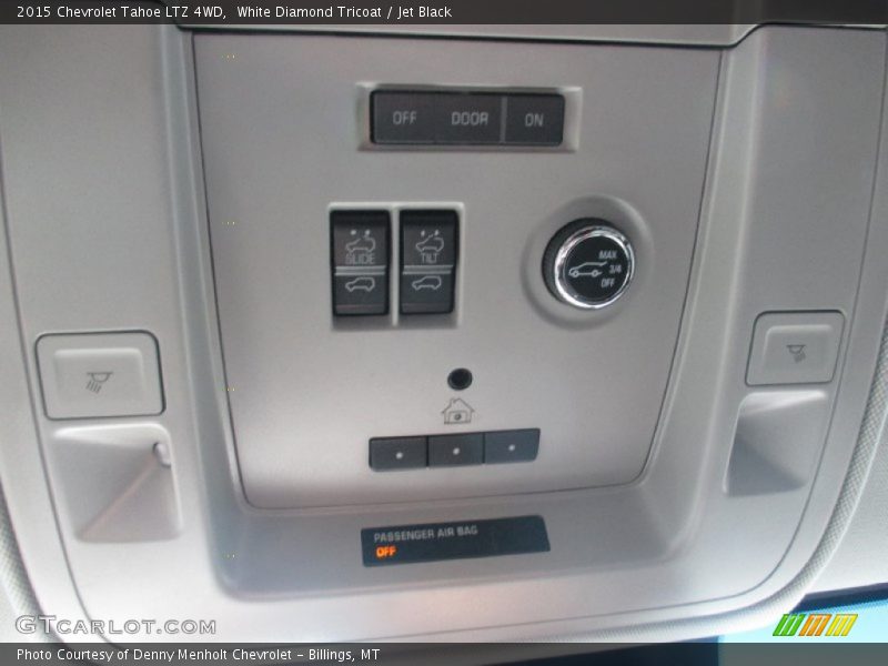 White Diamond Tricoat / Jet Black 2015 Chevrolet Tahoe LTZ 4WD