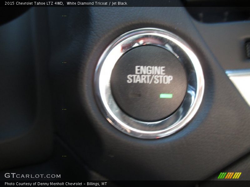 White Diamond Tricoat / Jet Black 2015 Chevrolet Tahoe LTZ 4WD