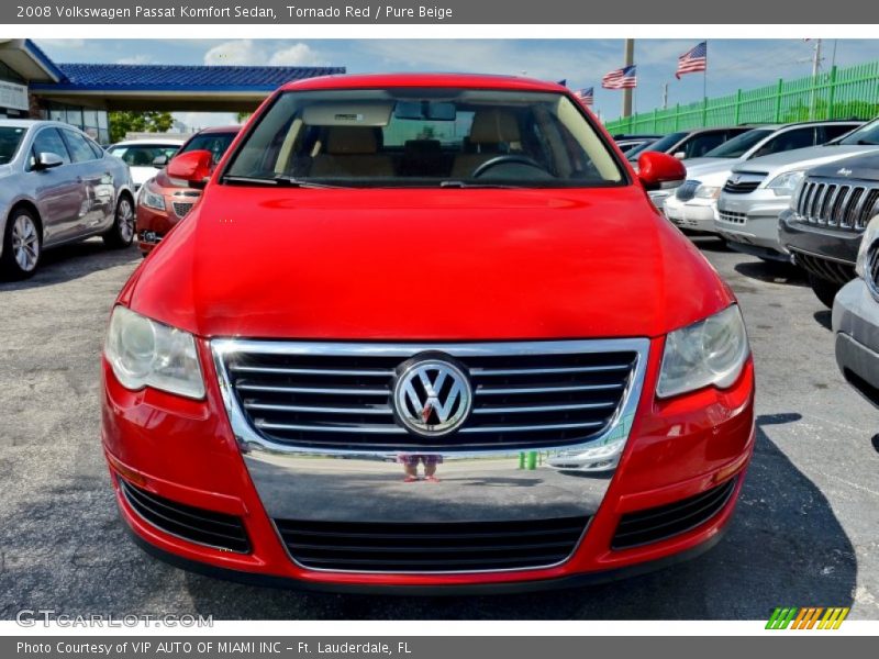 Tornado Red / Pure Beige 2008 Volkswagen Passat Komfort Sedan