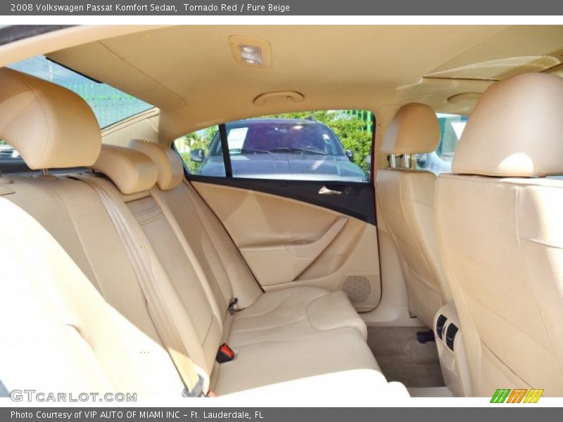 Tornado Red / Pure Beige 2008 Volkswagen Passat Komfort Sedan