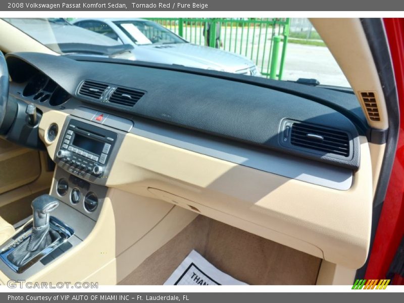 Tornado Red / Pure Beige 2008 Volkswagen Passat Komfort Sedan