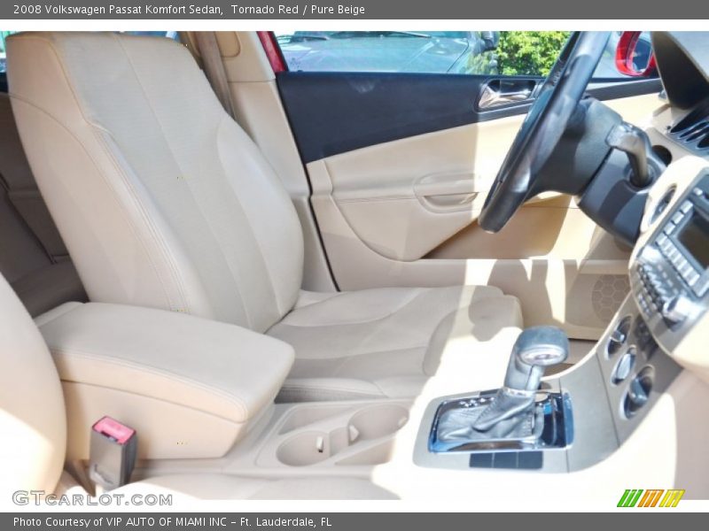 Tornado Red / Pure Beige 2008 Volkswagen Passat Komfort Sedan
