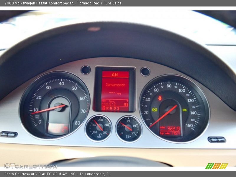 Tornado Red / Pure Beige 2008 Volkswagen Passat Komfort Sedan