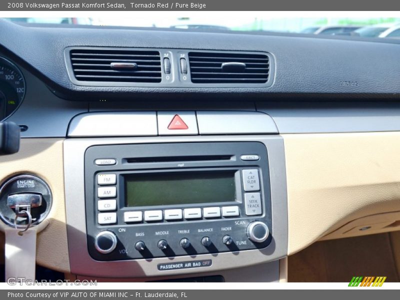 Tornado Red / Pure Beige 2008 Volkswagen Passat Komfort Sedan