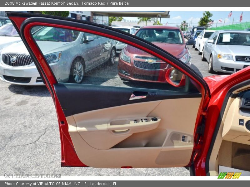 Tornado Red / Pure Beige 2008 Volkswagen Passat Komfort Sedan