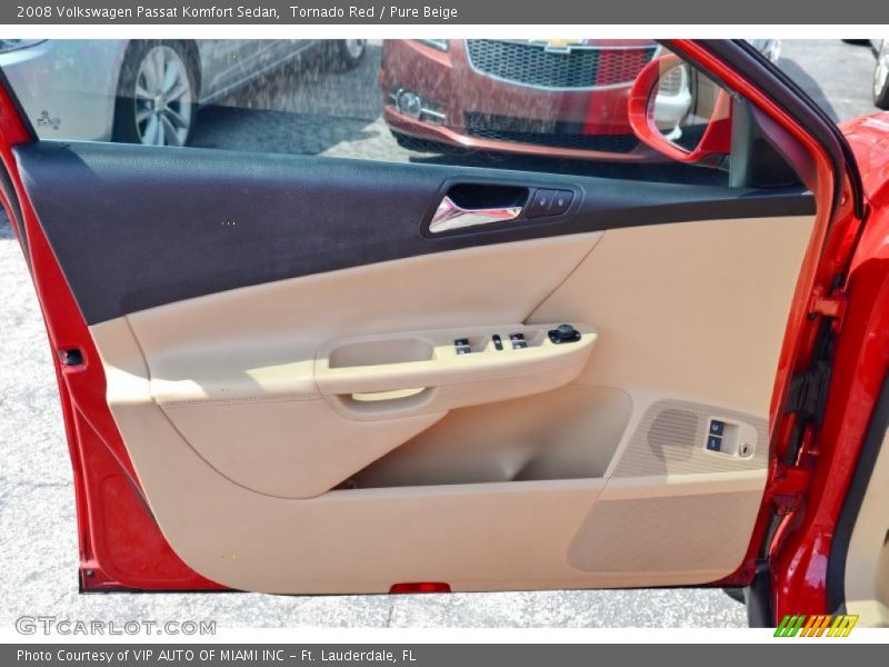 Tornado Red / Pure Beige 2008 Volkswagen Passat Komfort Sedan