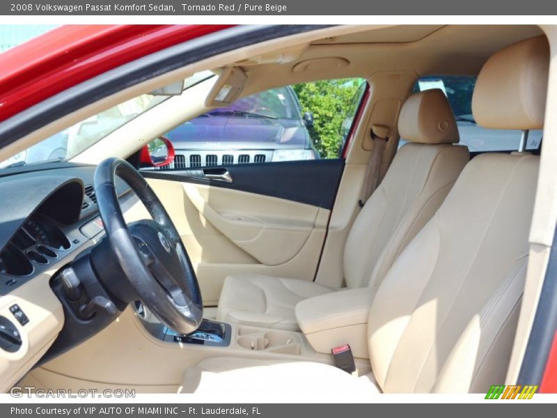 Tornado Red / Pure Beige 2008 Volkswagen Passat Komfort Sedan