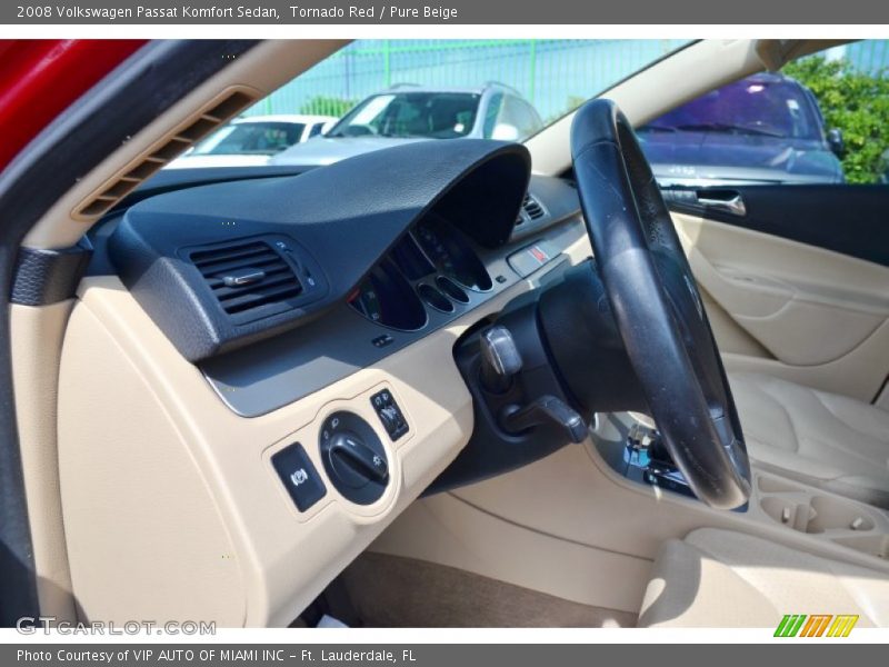 Tornado Red / Pure Beige 2008 Volkswagen Passat Komfort Sedan