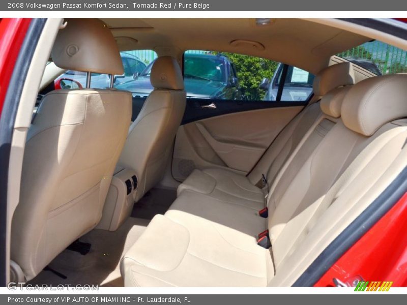 Tornado Red / Pure Beige 2008 Volkswagen Passat Komfort Sedan
