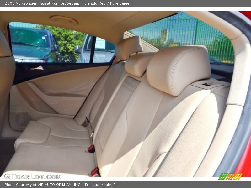 Tornado Red / Pure Beige 2008 Volkswagen Passat Komfort Sedan