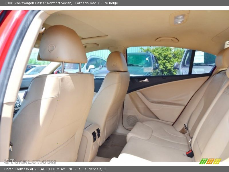 Tornado Red / Pure Beige 2008 Volkswagen Passat Komfort Sedan