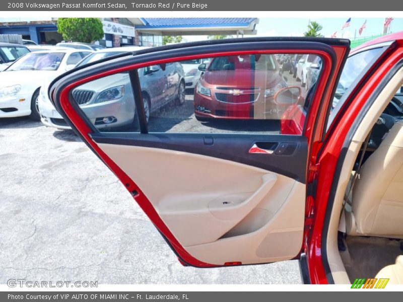 Tornado Red / Pure Beige 2008 Volkswagen Passat Komfort Sedan