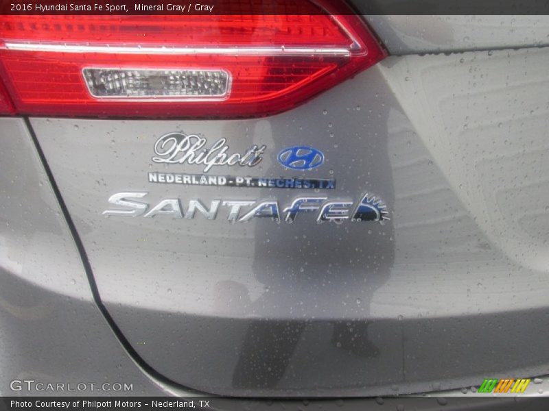Mineral Gray / Gray 2016 Hyundai Santa Fe Sport