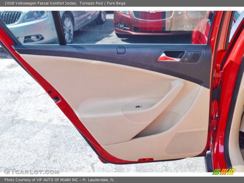 Tornado Red / Pure Beige 2008 Volkswagen Passat Komfort Sedan
