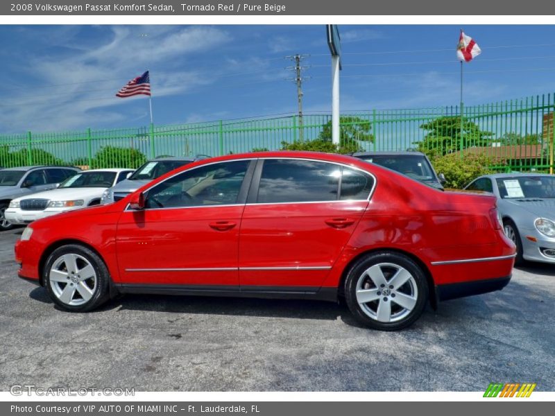 Tornado Red / Pure Beige 2008 Volkswagen Passat Komfort Sedan