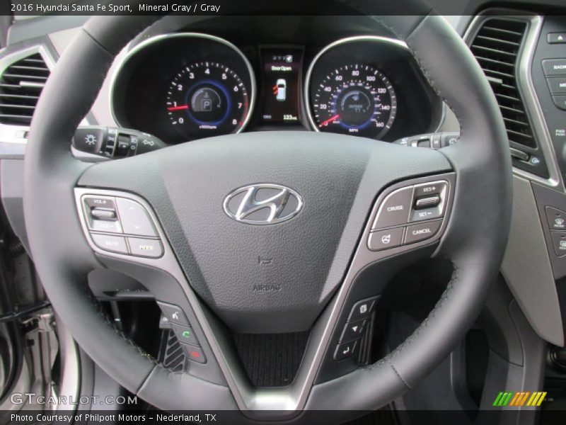 Mineral Gray / Gray 2016 Hyundai Santa Fe Sport