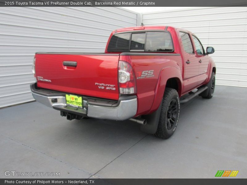 Barcelona Red Metallic / Graphite 2015 Toyota Tacoma V6 PreRunner Double Cab