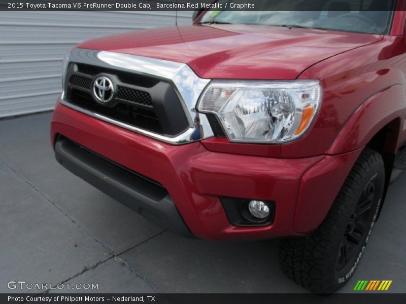 Barcelona Red Metallic / Graphite 2015 Toyota Tacoma V6 PreRunner Double Cab