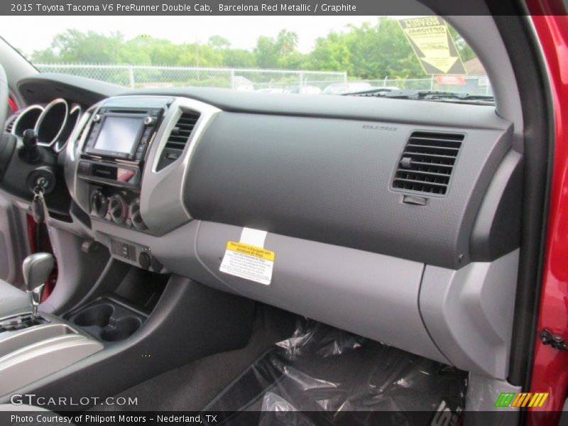 Barcelona Red Metallic / Graphite 2015 Toyota Tacoma V6 PreRunner Double Cab