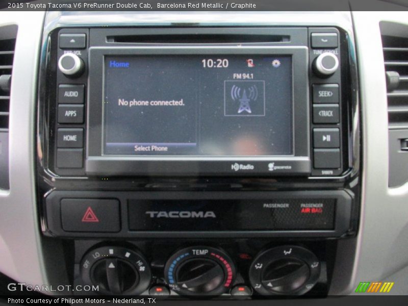 Barcelona Red Metallic / Graphite 2015 Toyota Tacoma V6 PreRunner Double Cab