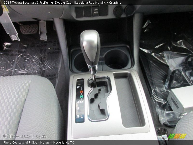Barcelona Red Metallic / Graphite 2015 Toyota Tacoma V6 PreRunner Double Cab