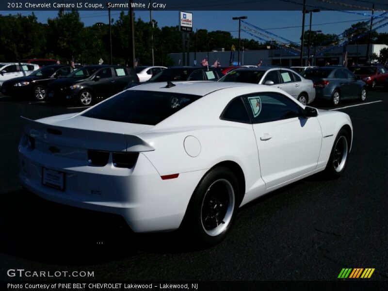 Summit White / Gray 2012 Chevrolet Camaro LS Coupe