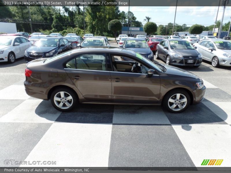 Toffee Brown Metallic / Cornsilk Beige 2013 Volkswagen Jetta TDI Sedan