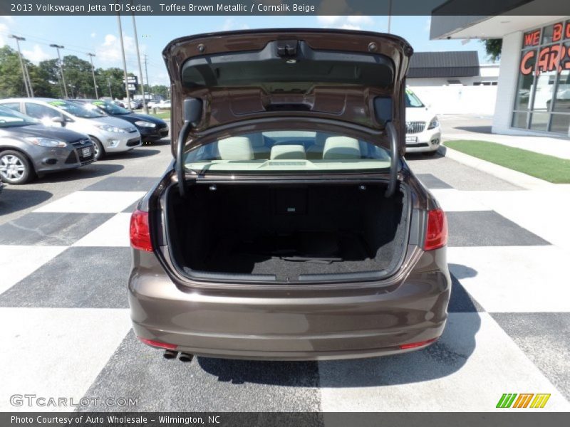 Toffee Brown Metallic / Cornsilk Beige 2013 Volkswagen Jetta TDI Sedan