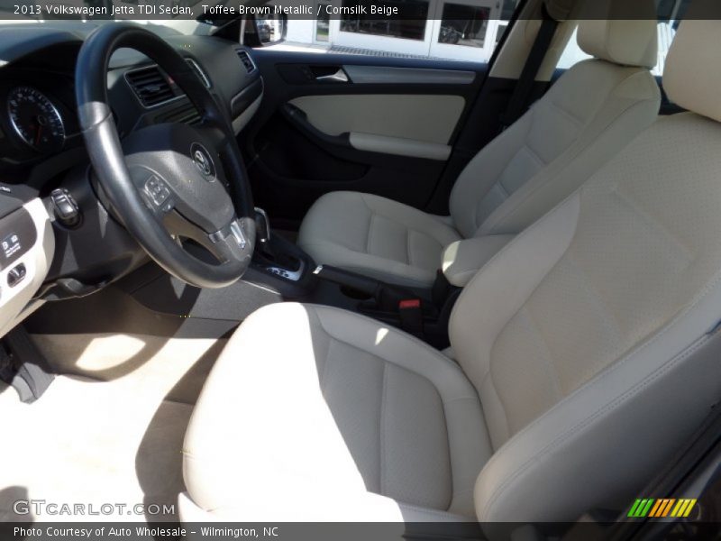 Toffee Brown Metallic / Cornsilk Beige 2013 Volkswagen Jetta TDI Sedan