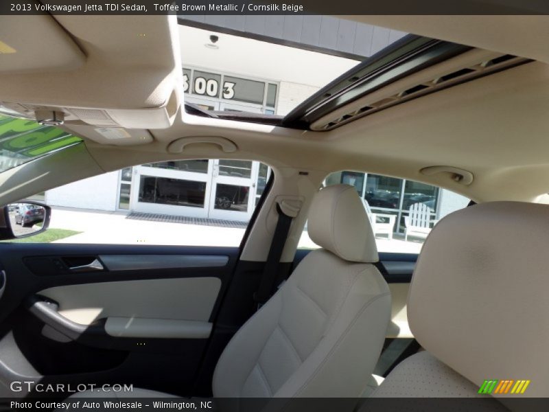 Toffee Brown Metallic / Cornsilk Beige 2013 Volkswagen Jetta TDI Sedan