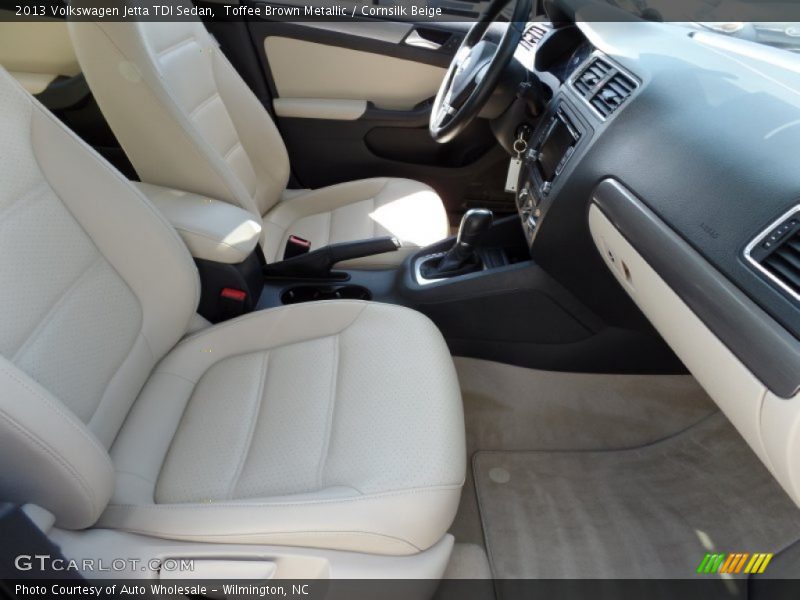 Toffee Brown Metallic / Cornsilk Beige 2013 Volkswagen Jetta TDI Sedan